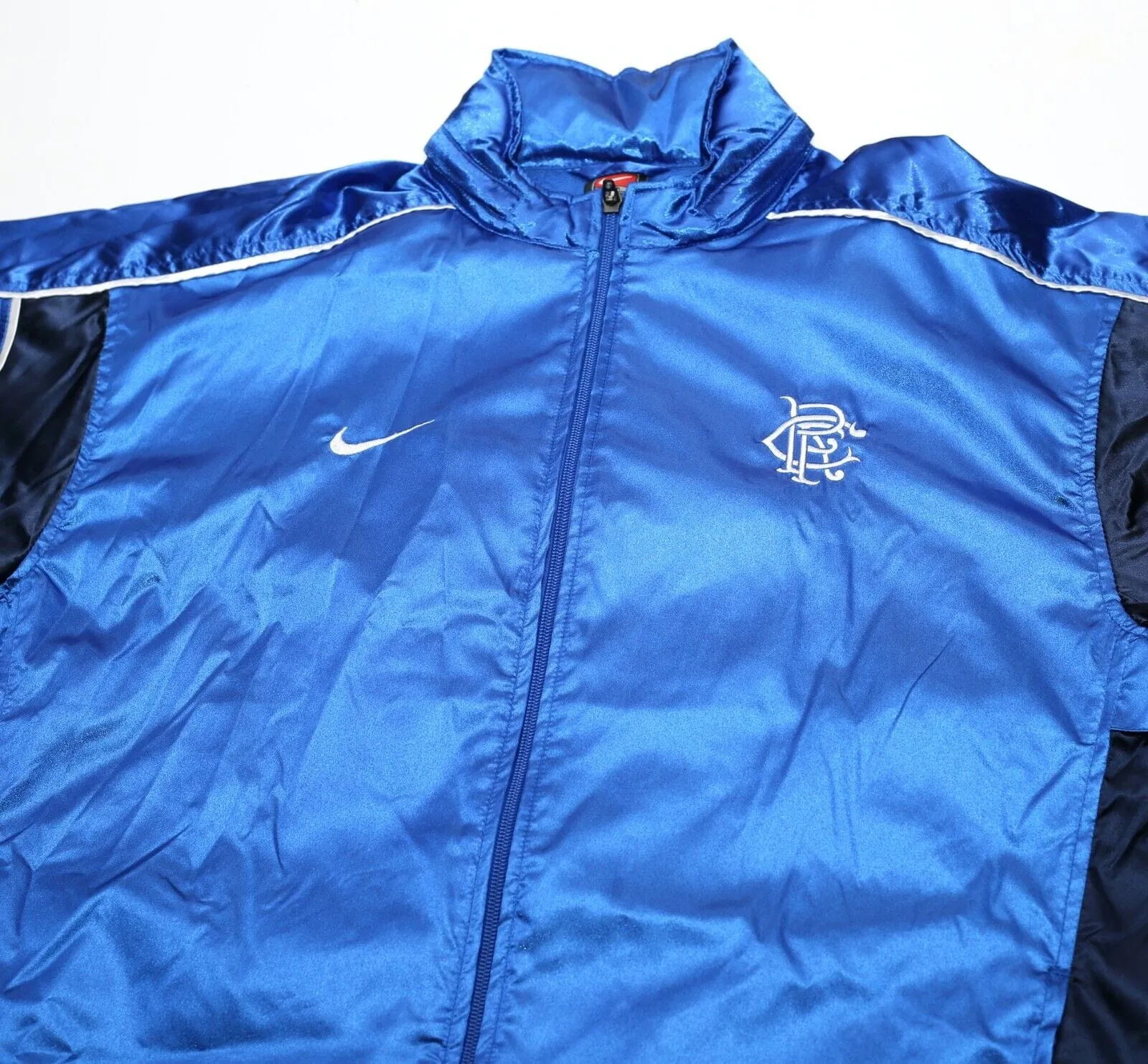 2001/02 RANGERS Vintage Nike Football Rain Coat Jacket (M)