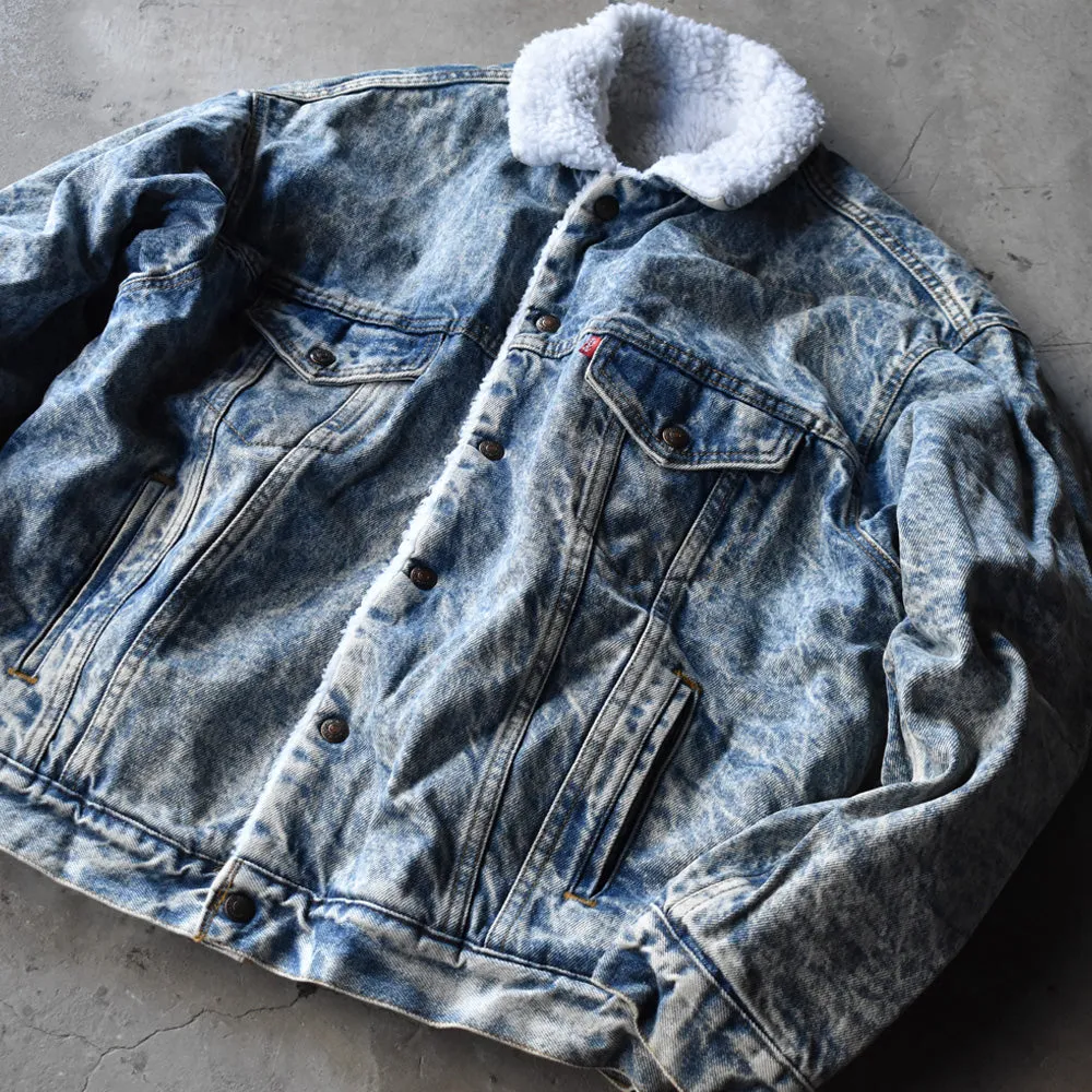 80’s Levi's 70609-0219 デニムボアジャケット USA製 240110