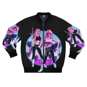 80s Miami Bomber Jacket - "Hard Ticket to Hawaii" Inspired