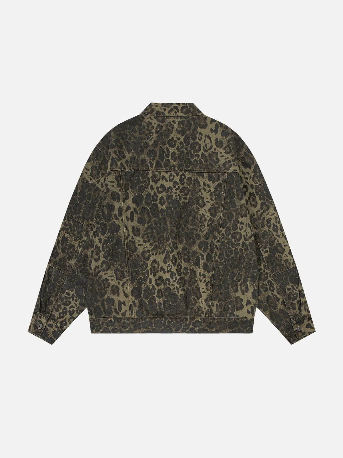 Aelfric Eden Wrinkle Leopard Print Jacket