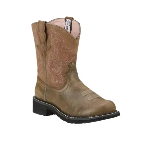 Ariat Ladies Fatbaby II  Brown Bomber Western Booties 10004730