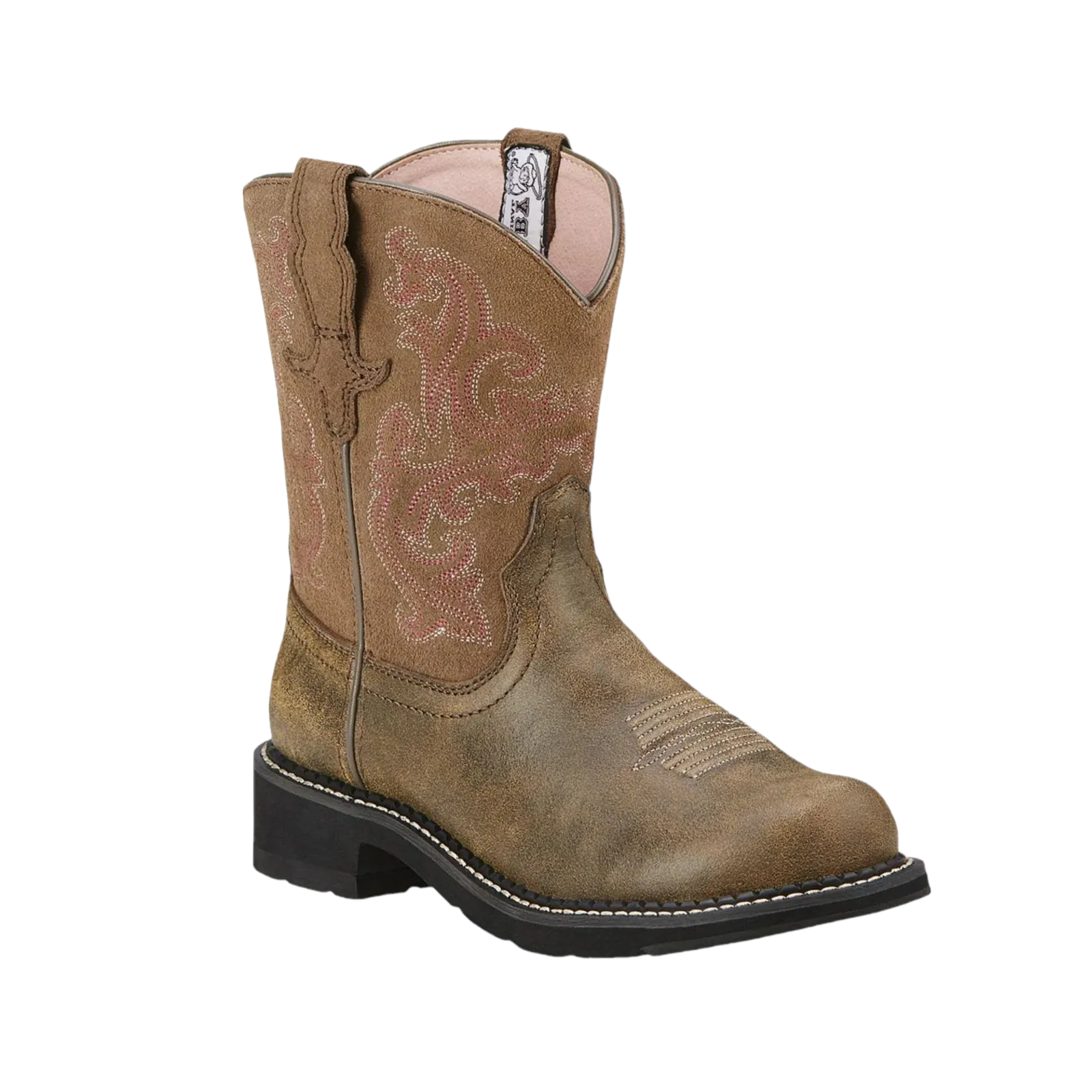 Ariat Ladies Fatbaby II  Brown Bomber Western Booties 10004730