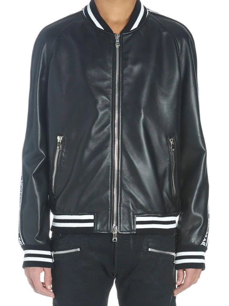 Balmain Logo Bomber Jacket