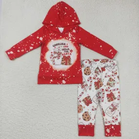 BLP0219 Boys Christmas long sleeve hooded suit