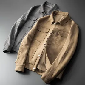 Clement™ | Luxury Retro Style Suede Jacket