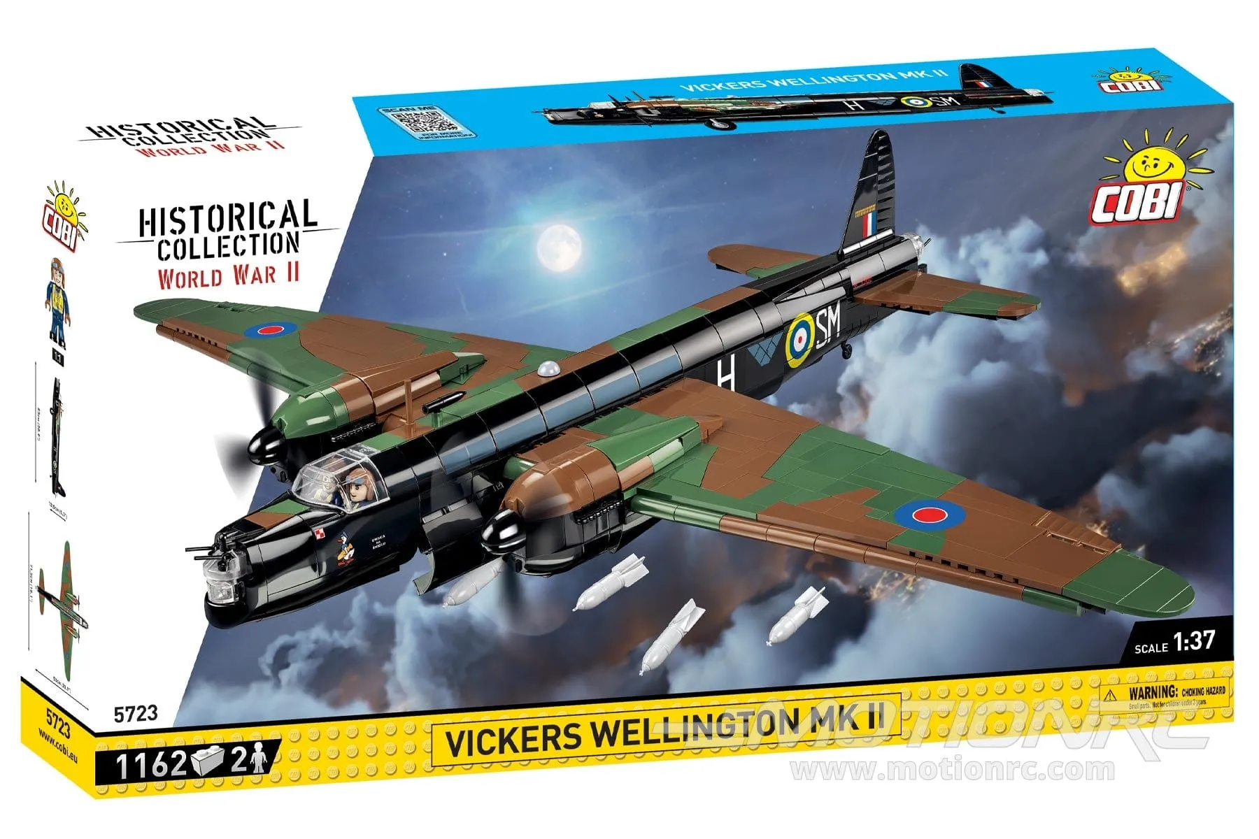 COBI Vickers Wellington MKII 1:37 Scale Building Block Set