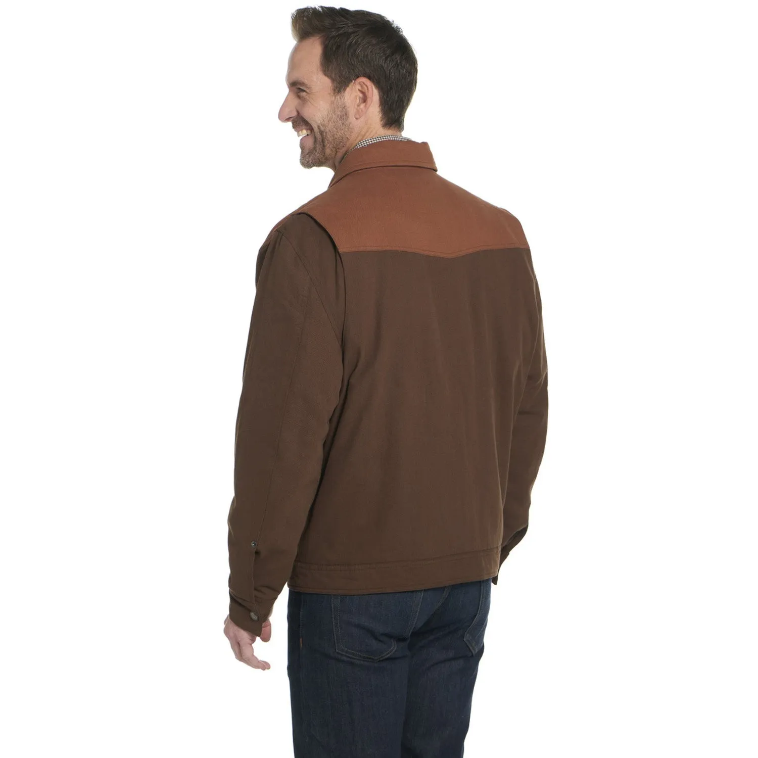 Cripple Creek Mens Two-Tone Bi-Swing English Walnut 100% Cotton Cotton Jacket