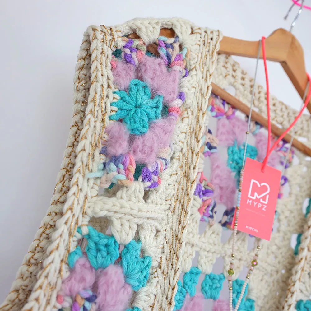 Crochet kit - MYPZ Granny Boho Gilet Sea (ENG-NL)