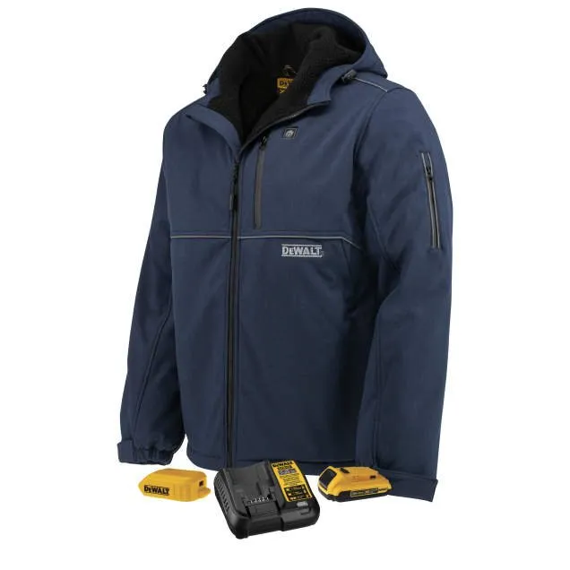 Dewalt DCHJ101D1 - Men's Heated Soft Shell Jacket Kitted Navy