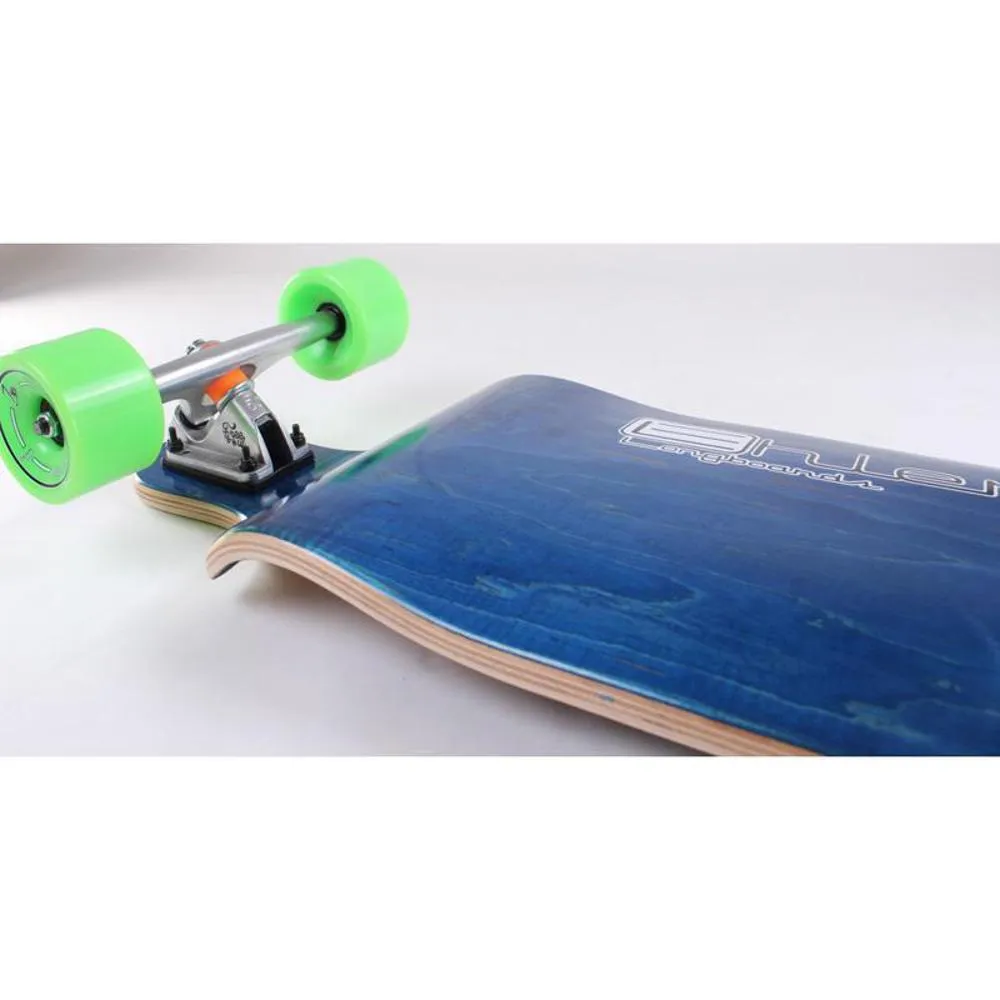 Drop Down Bomber Blue Longboard 41" from Ehlers - Complete