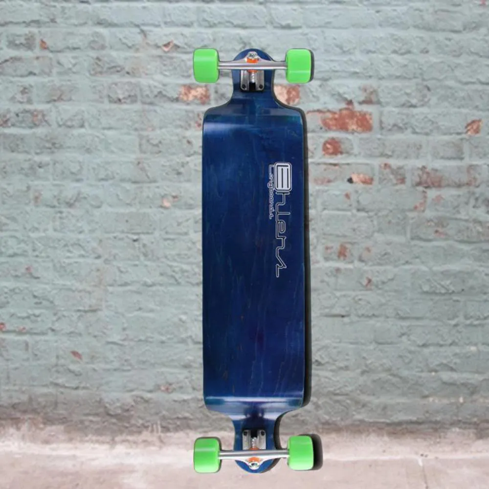 Drop Down Bomber Blue Longboard 41" from Ehlers - Complete