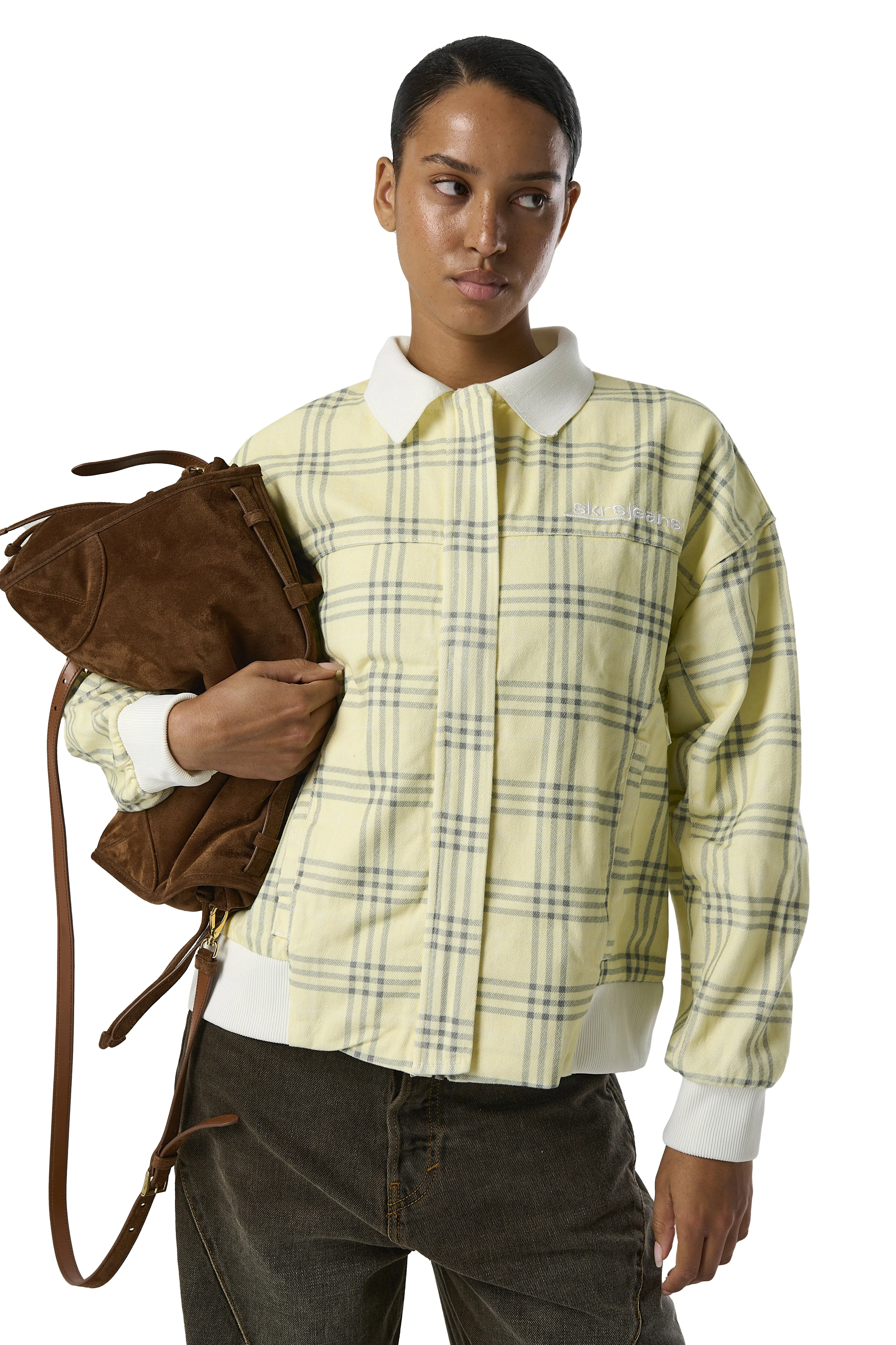 Ducky Check Bomber Jacket