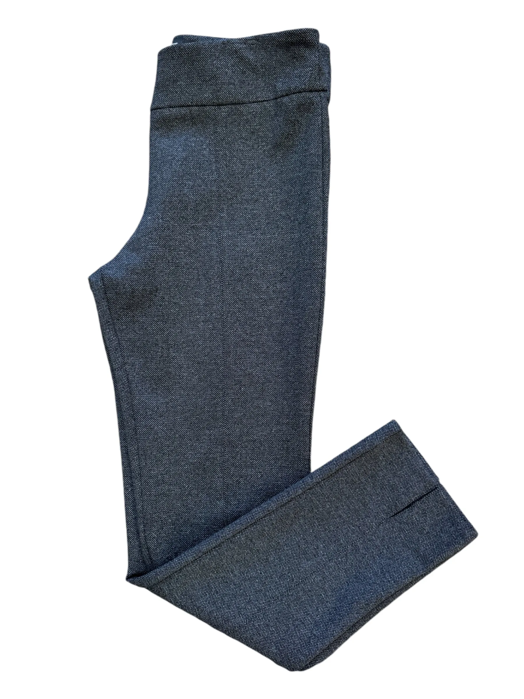 E&F Front Slit Pant w/Sewn Grey Tweed