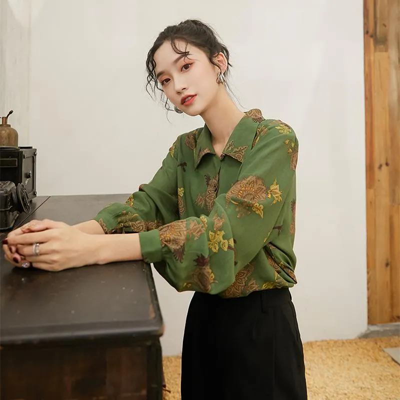 Elegant Green Blouse