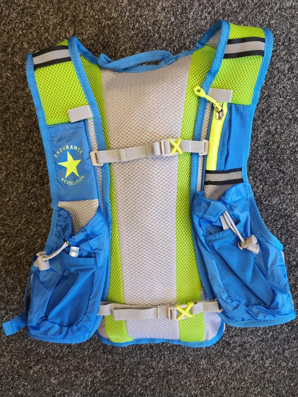 Endurance Revolution Elite Trail Vest 15 Ltrs Blue/Neon