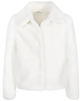 Epic Threads Girls Faux Fur Jacket - Angel White