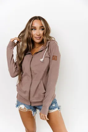 FullZip Sweatshirt (Dusty Mauve)