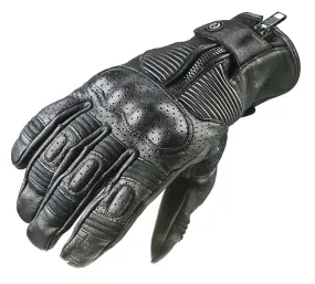 Garibaldi Smoke Vintage Cafe Racer Style Motorcycle Gloves