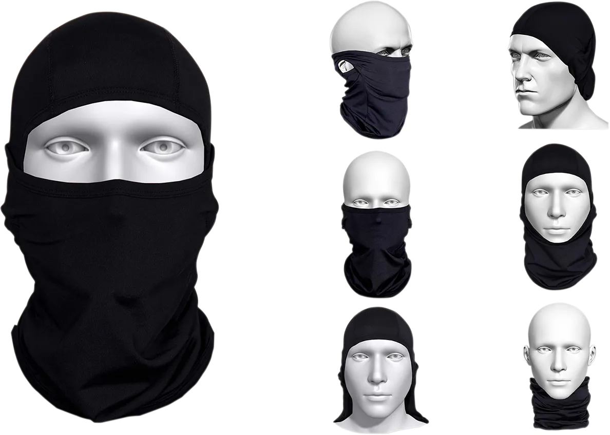 GEARS CANADA Multi-functional Balaclava - Black 300222-1