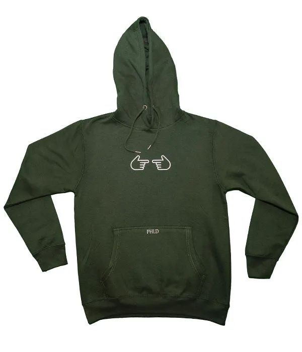 Green Shy Hoodie