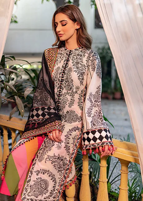 Hussain Rehar Rahgoli Luxury Lawn Collection 2022 – Zerbar