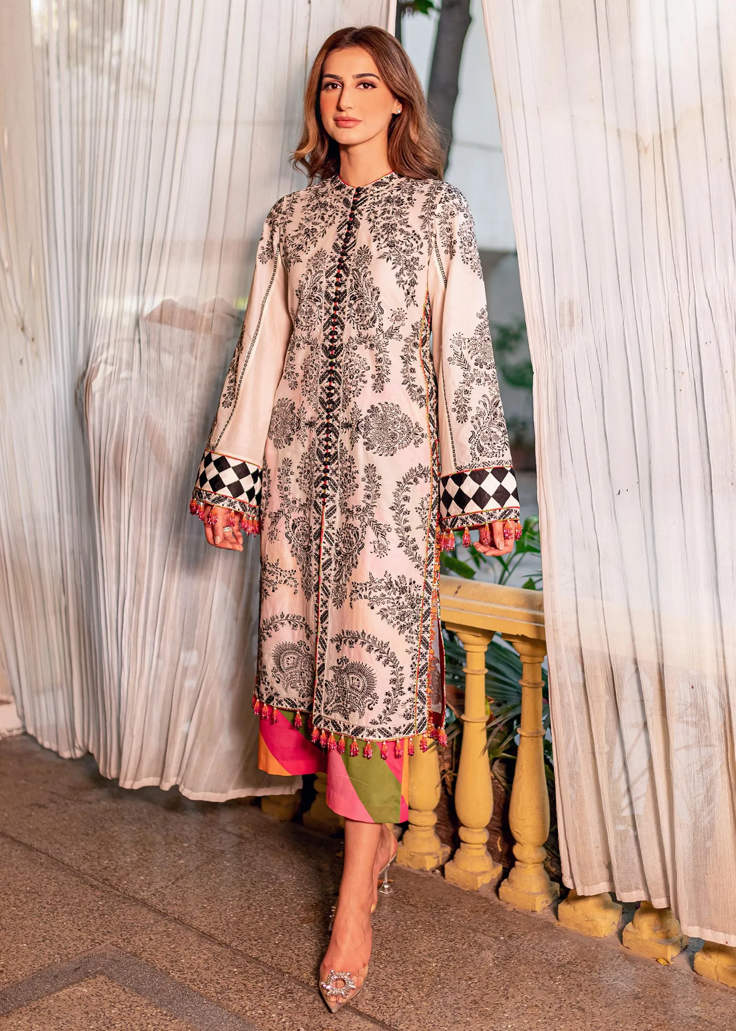 Hussain Rehar Rahgoli Luxury Lawn Collection 2022 – Zerbar