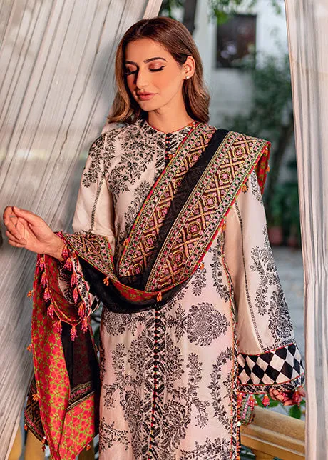 Hussain Rehar Rahgoli Luxury Lawn Collection 2022 – Zerbar