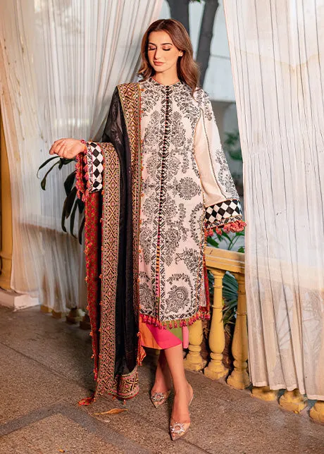 Hussain Rehar Rahgoli Luxury Lawn Collection 2022 – Zerbar