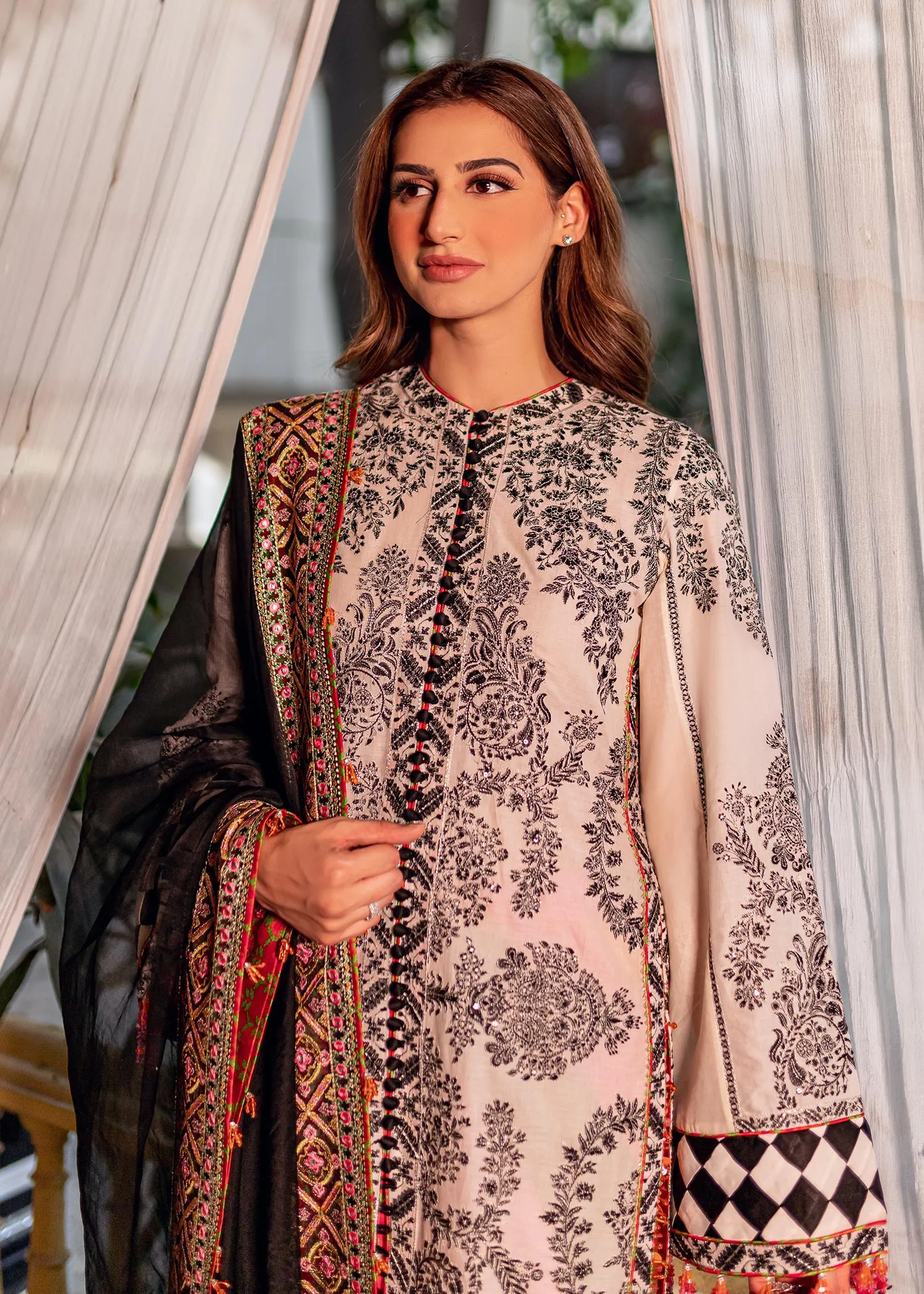 Hussain Rehar Rahgoli Luxury Lawn Collection 2022 – Zerbar