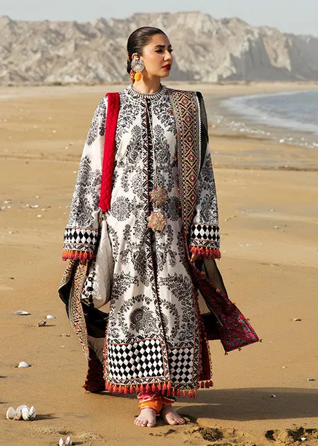 Hussain Rehar Rahgoli Luxury Lawn Collection 2022 – Zerbar