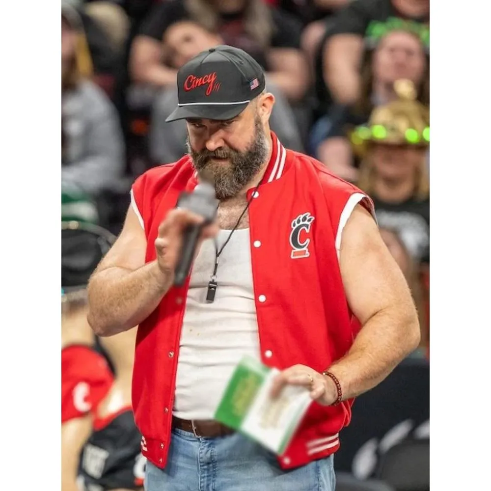 Jason Kelce Red Vest