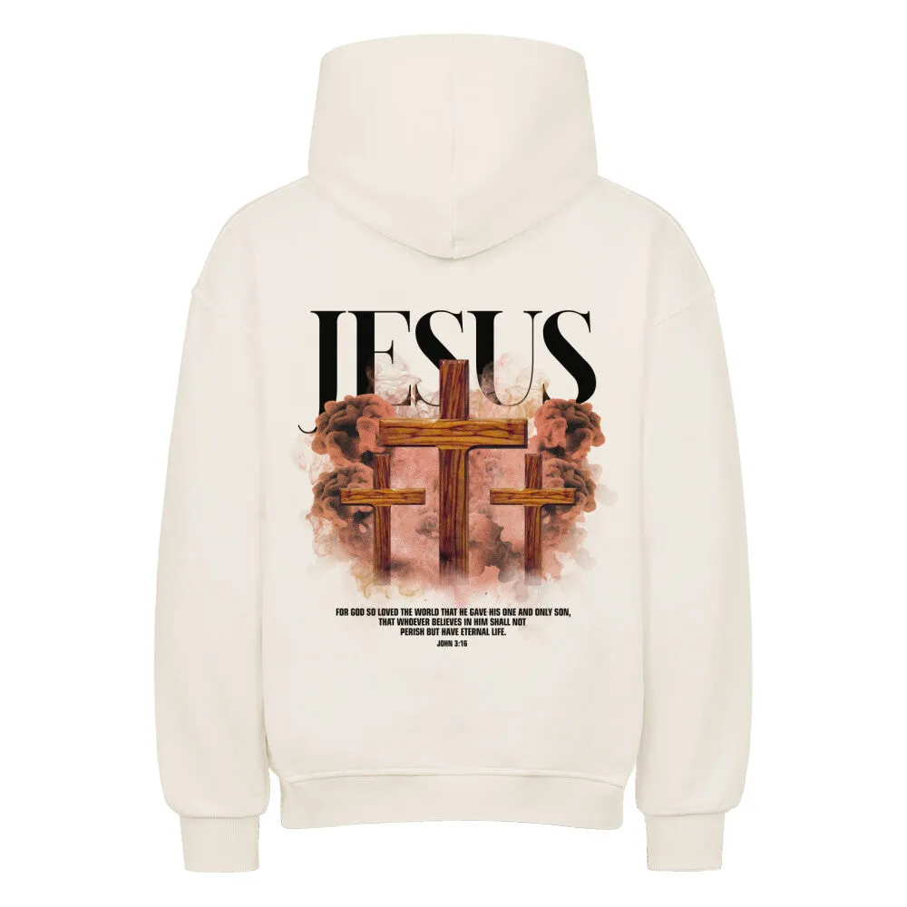 Jesus Streetwear Oversized Hoodie BackPrint