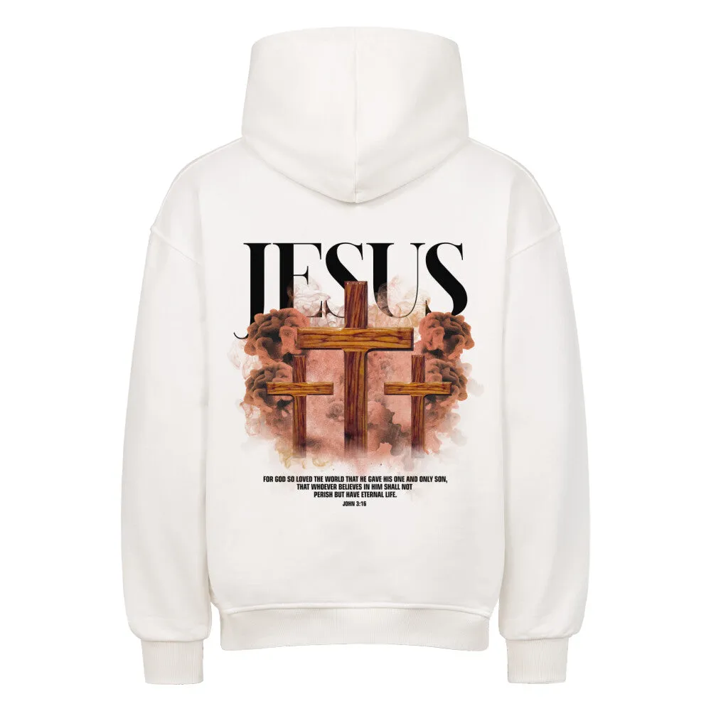 Jesus Streetwear Oversized Hoodie BackPrint