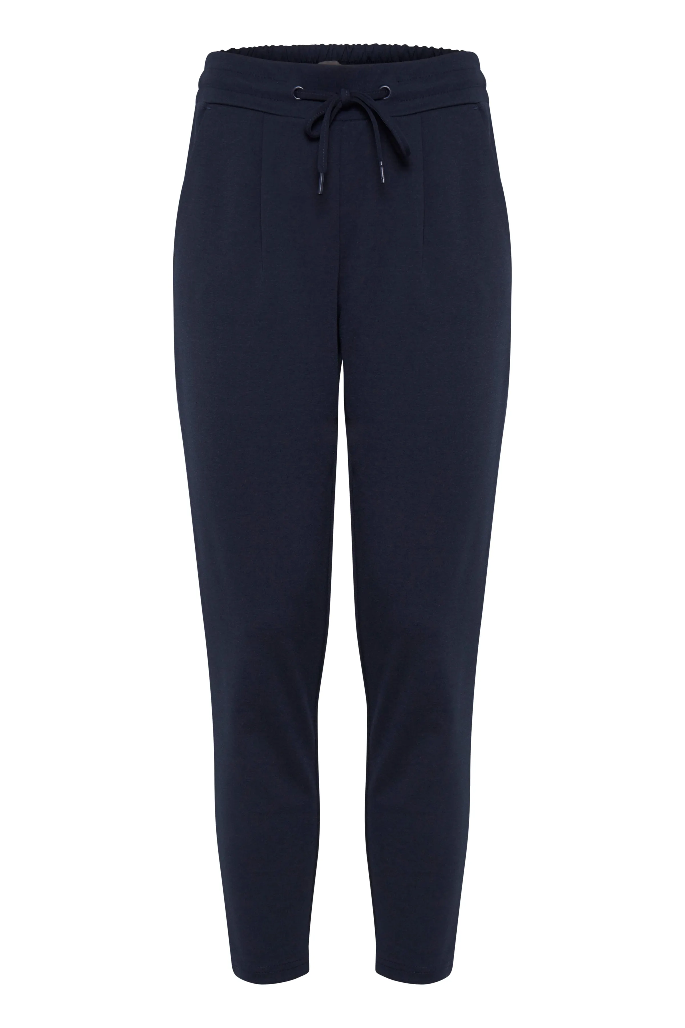 Kate Cropped Jersey Jogger (Navy)