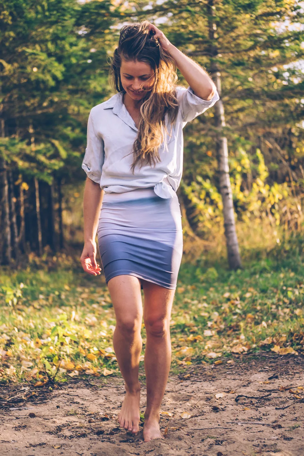 Ocean Mist Photo Skirt