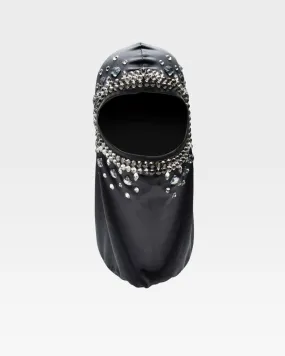 Rhinestone Balaclava in Black