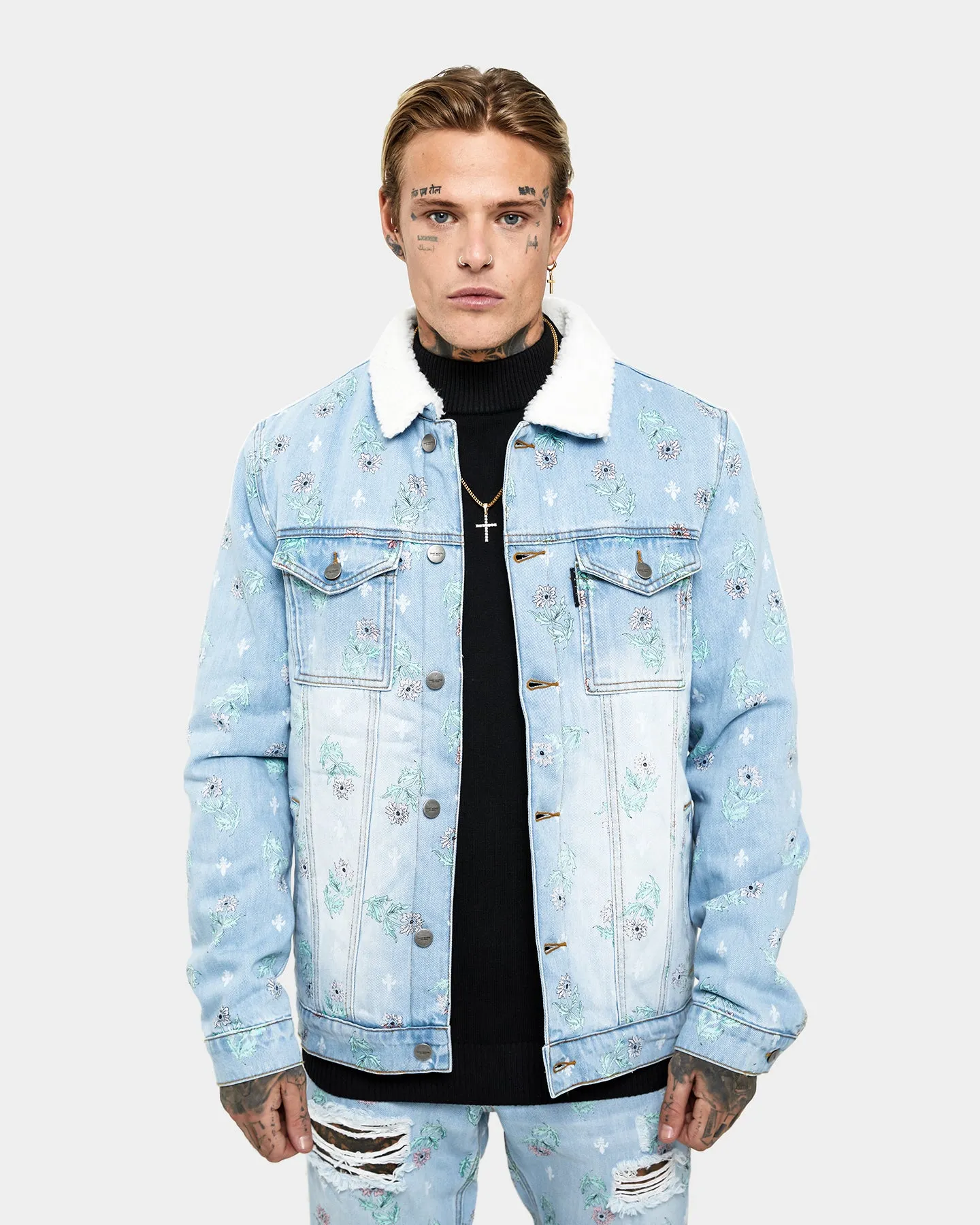 Saint Morta Lover Denim Jacket Superwash Blue