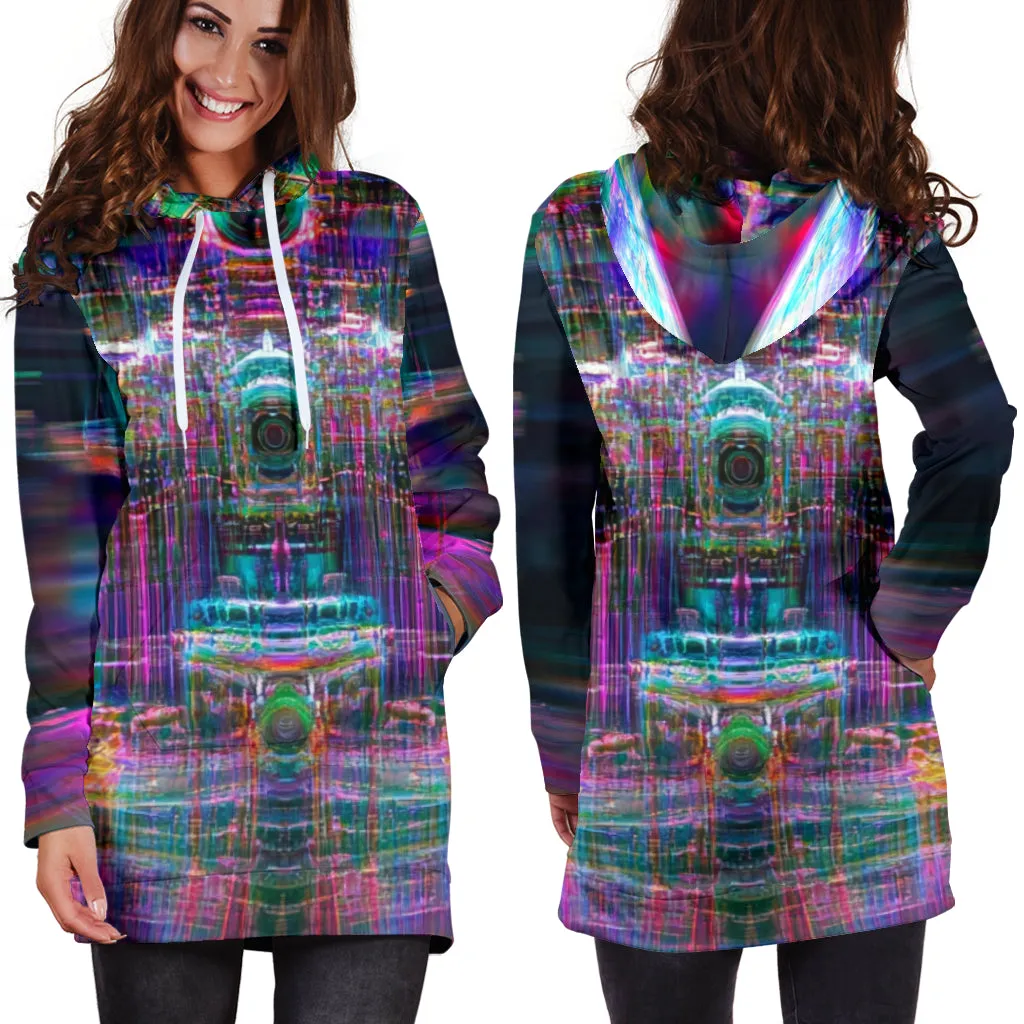 STRANGE IDEAS HOODIE DRESS | ACIDMATH AI