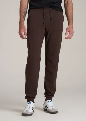 Tall Men's Utility Fleece Joggers in Espresso