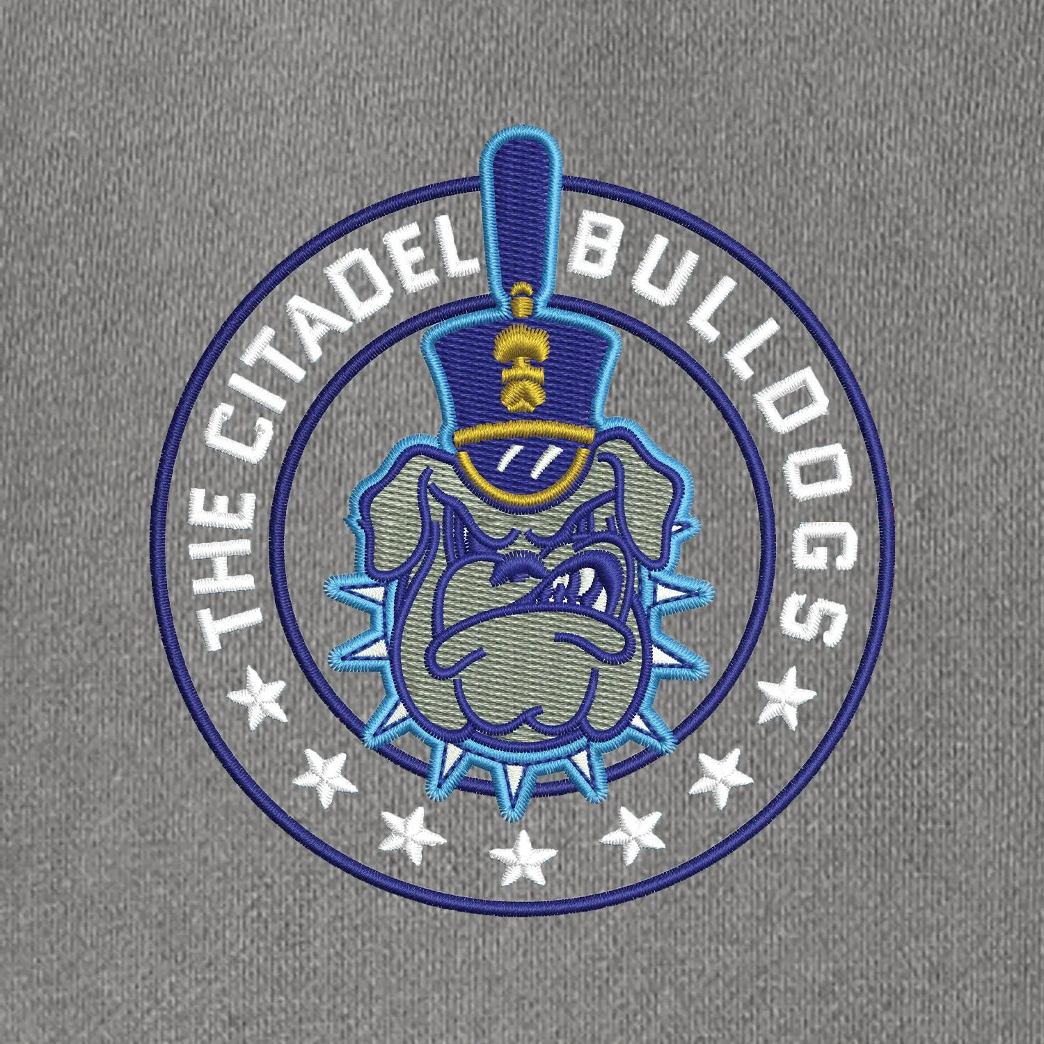 The Citadel Bulldogs and Stars Lightweight French Terry Bomber