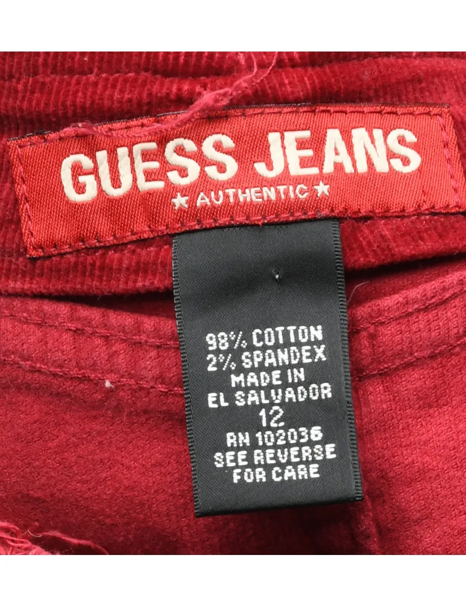 Y2K Guess Corduroy Pencil Skirt - M